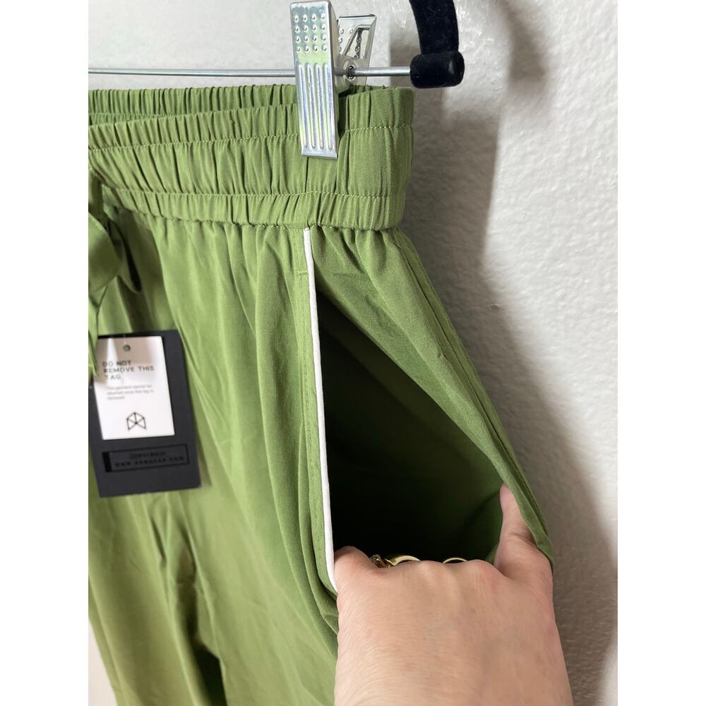 Rawgear Raw Gear Womens Pajama Pants Sleep Wear Green Small NWT Pockets - Picture 3 of 4